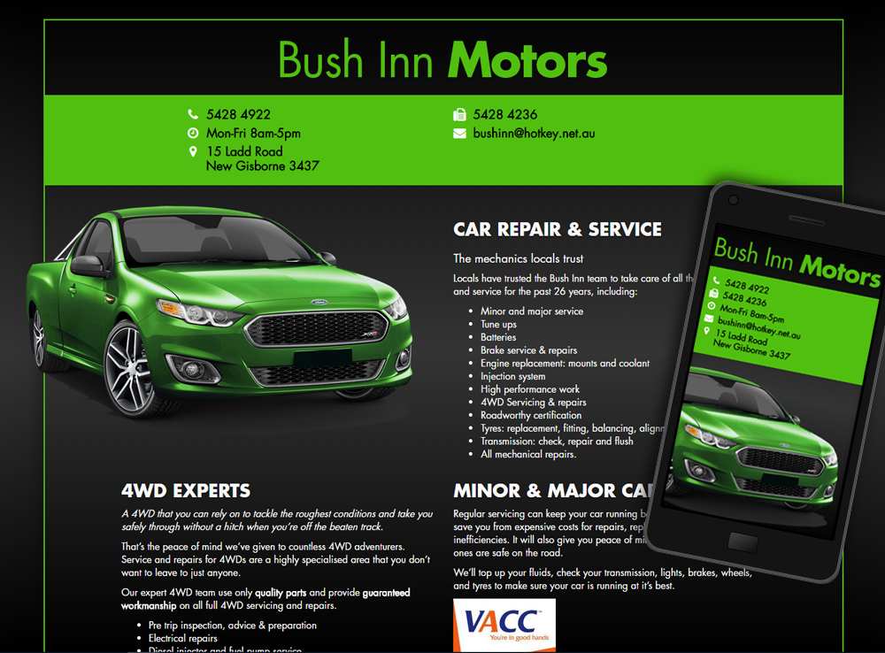 Bush Inn Motors