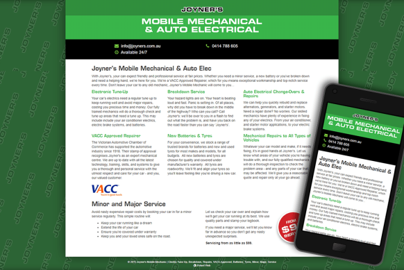 Joyner's Mobile Mechanical & Auto Electrical