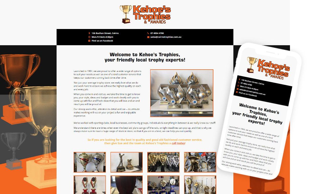 Kehoe's Trophies & Awards