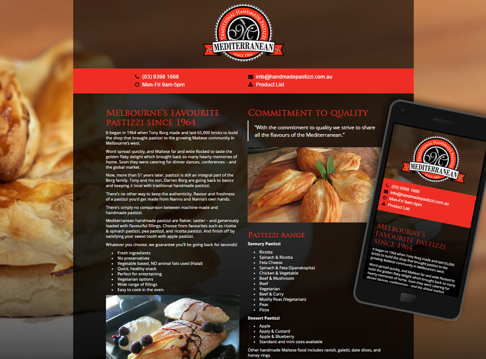 Mediterranean Handmade Pastizzi