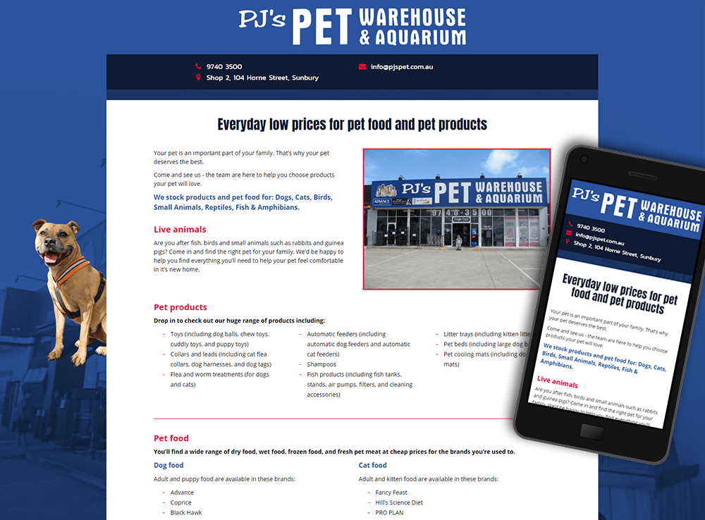 PJs Pet Warehouse & Aquarium