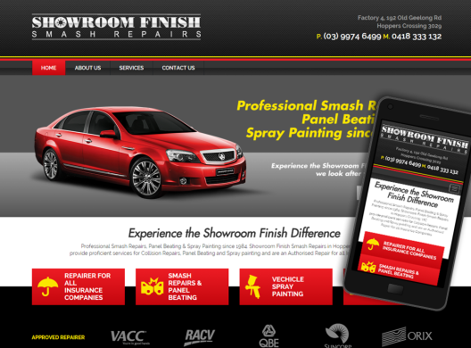 Showroom Finish Smash Repairs