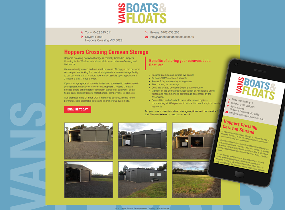 Vans, Boats & Floats