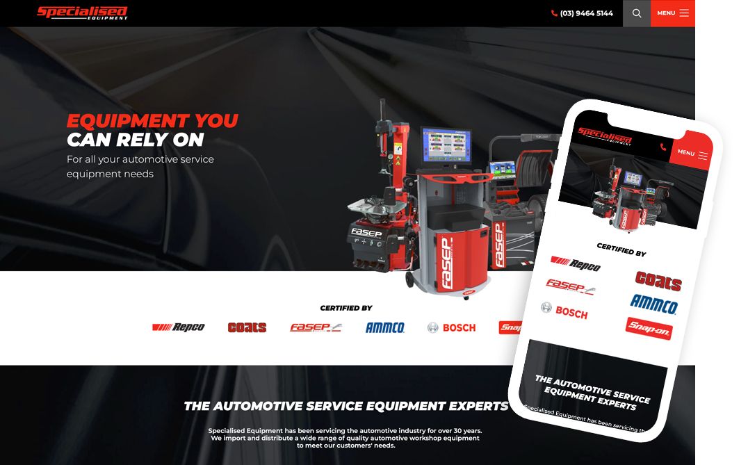 Specialised Equipment Article