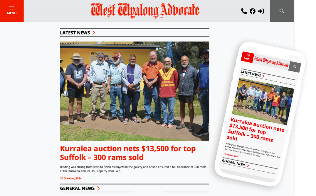 West Wyalong Advocates Article